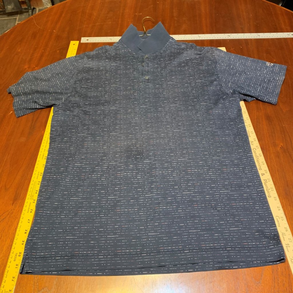 Nike Golf Shirt Polo Blue Mens Xl Cotton Cool